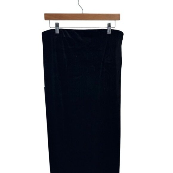 Tuckernuck NEW Velvet Sonya Elegant Strapless Formal Black Maxi Dress Size S - Picture 5 of 11